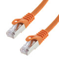 Netzwerkkabel S/FTP PIMF Cat. 7 50 Meter orange Patchkabel Gigabit Ethernet