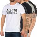 Alpha Industries Herren T-Shirt kurzarm Shirt Camouflage Herrenshirt 156513
