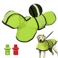 Regenjacke Hund Wasserdicht Hunderegenmantel mit Kapuze Reflektierende Dackel ~