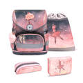 Rucksack Compact Ergonomisch Schulranzen-Set 4-t. Ballerina Black Pink