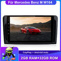 Autoradio Für Mercedes ML W164 X164 Carplay 9" Android 12 GPS NAVI BT DAB+ 2+32G