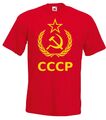 Youth Designz CCCP Herren T-Shirt Print Lustig Spruch Sowjet Lenin Stalin DDR