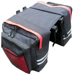 Gepäckträgertasche Doppeltasche Fahrradtasche Fahrrad Satteltasche Gepäcktasche