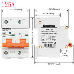 LS-Schalter Leitungsschutzschalter Sicherungsautomat B, C 2/4-polig 16A-125A