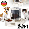 Futterautomat Katze Trocken- und Nass Katzenfutter Hundefutter Futterspender DHL