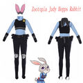  Zootopia Kaninchen Offizier Judy Hopps Cosplay Kostüm Hase Uniform Voll 