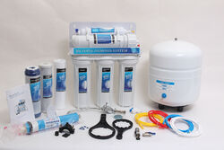 5 Stufige Umkehrosmose Osmose Osmoseanlage RO50 E00 50GPD Wasserfilter NSF 3,2G