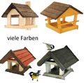 Vogelfutterhaus aus Holz viele Varianten,Vogelstation,Holzvilla,Vogelhäuschen
