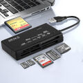 Kartenlesegerät Kartenleser ALL-IN-ONE Speicherkarten 6 in 1 USB CF/SD/xD/MS/SDC