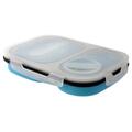 Euro Trail Lunchbox mit Löffel u. Gabel Frischhaltebox Brotdose To Go flexibel