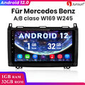 WIFI BT Für Mercedes Benz W245 W169 Android 12 Autoradio GPS NAVI DAB+ WIFI 32G
