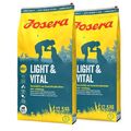 2 x 12,5kg JOSERA Light & Vital mit Geflügel adulte Hunde Gewichtskontrolle