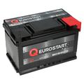 Autobatterie Eurostart SMF 74Ah 12V Starterbatterie TOP Angebot GELADEN