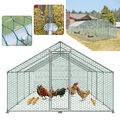 Hühnerstall Hühnervoliere Hühnerhaus Gefügelstall Käfig für Geflügel mit PE Dach