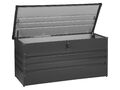 Kissenbox Outdoor Auflagenbox aus Metall graphitgrau Gartentruhe Cebrosa