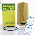 MANN-FILTER Ölfilter Filtereinsatz für BMW 3er E90 E91 5er F10 F11 / HU 720/3 x