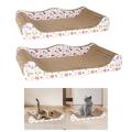 Katzenkratzer Karton Haustierbett Katzenmöbel Haustiersofa Katzenkratzbett schützen