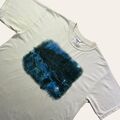 Vintage Wolf T-Shirt Herren groß weiß Gildan Tier T-Shirt Natur 00er USA Grafik
