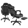 Ergonomisch Gaming Stuhl Bürostuhl Gamer Stuhl Computerstuhl mit Fußstütze 130KG