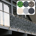 Balkon Sichtschutz PVC | 90x600 cm | Extra Blickdicht | Balkonverkleidung * TOP*