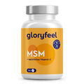 MSM 2000 mg pro Tagesdosis + Vitamin C aus Acerola Pulver - 365 vegane Tabletten