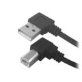 G43 USB 2.0 A Stecker auf B Stecker Kabel Links abgewinkelt 90 Grad Druckerkabel