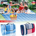 XXL Picknickdecke Wasserdicht 200 x 200 cm Picknickmatte Isoliert Campingdecke