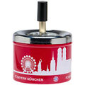 FC Bayern München Drehaschenbecher Skyline Windaschenbecher FC Bayern Fanartikel