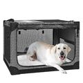 Hundebox, Hundetransportbox Faltbar XL 90x64x64cm, Hundetasche Auto für den T...