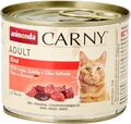 Animonda Carny Adult Katzenfutter, Nassfutter für ausgewachsene Katzen, Rind