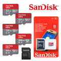 SanDisk ULTRA micro SD Karte 16GB 32GB 64GB 128GB 256GB 512GB A1 Speicherkarte