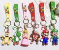 Super Mario - Schlüsselanhänger - Mario, Peach, Luigi, Yoshi