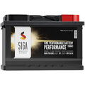 SIGA Autobatterie 80Ah 12V Starterbatterie Auto Batterie ersetzt 74Ah 75Ah 77Ah