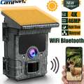 Campark 4K 46MP Solar Wildkamera WLAN Bluetooth Wildlife Jagdkamera Nachtsicht
