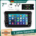 7" Autoradio Android 12 Carplay TPMS 2 DIN GPS NAVI FM RDS Für VW GOLF Passat DE