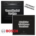 Herdset Einbau-Backofen Serie 6 mit Induktionskochfeld PowerBoost - autark 60 cm