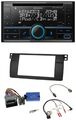 Kenwood CD 2DIN DAB USB Lenkrad Bluetooth Autoradio für BMW 3er E46 2001-2006 Pr