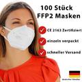 Exeta FFP2 Maske Mundschutz Schutzmaske 5-lagig Atemschutz CE zertifiziert 100x