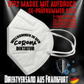FFP2 Atemschutzmaske Mundschutz Mundmaske Zertifiziert CE 2163 Protest Diktatur