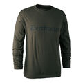  Langarm T-Shirt Deerhunter Logo Oberteil Herren Land Jagd Schießen UVP £44,99