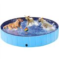 Hundepool Hund Swimmingpool Doggy Pool Faltbare Hundebad Planschbecken Badewanne