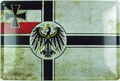 Blechschild 30x20cm gewölbt Deutschland Kaiser Reich Flagge Deko Geschenk Schild
