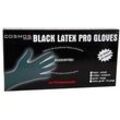 Mex pro Hair Latexhandschuhe ''Black Gloves'' Größe L (20 Stück)