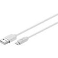 goobay USB 2.0 A/Lightning Kabel 0,5 m weiß