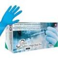 Nitrilhandschuhe Ampri High Risk PRO blau M Gr. 8, Chemikalienschutzhandschuh, 30 cm lang, 50 Stück