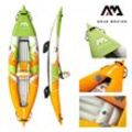 Aqua Marina Kajak 312x83 cm für 1 Person mit Luftsitz verstellbarer Lehne Transporttasche Reparaturs