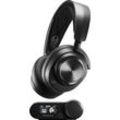 SteelSeries Arctis Nova Pro Wireless X Gaming-Headset (Mikrofon abnehmbar, Noise-Cancelling, Bluetooth, Wireless), schwarz