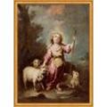 Kunstdruck The Infant Christ as the Good Shepherd Bartolome Murillo Jesus Hirte B