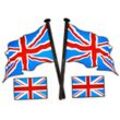 Aufkleber AUFKLEBER Set England Fahne Flagge Sticker Autoaufkleber Folie Dekor Auto (Großbritannien Flagge)