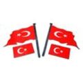 Aufkleber AUFKLEBER Set Türkei Fahne Flagge Sticker Autoaufkleber Folie Dekor Auto (Türkei Flagge)